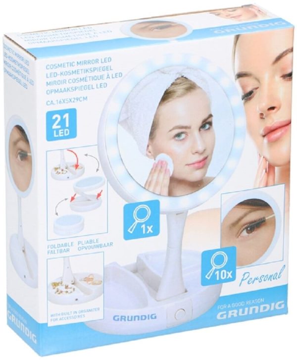 Makeup spejl med 21LED lys