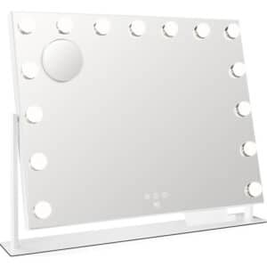 Wilfa EC Star MI2W-D58 makeup spejl med lys, 64x50,3 cm, hvid